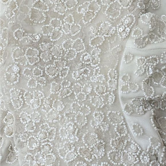 Mac Duggal Floral Beaded Sheath Dress size 6 - Picture 11 of 13